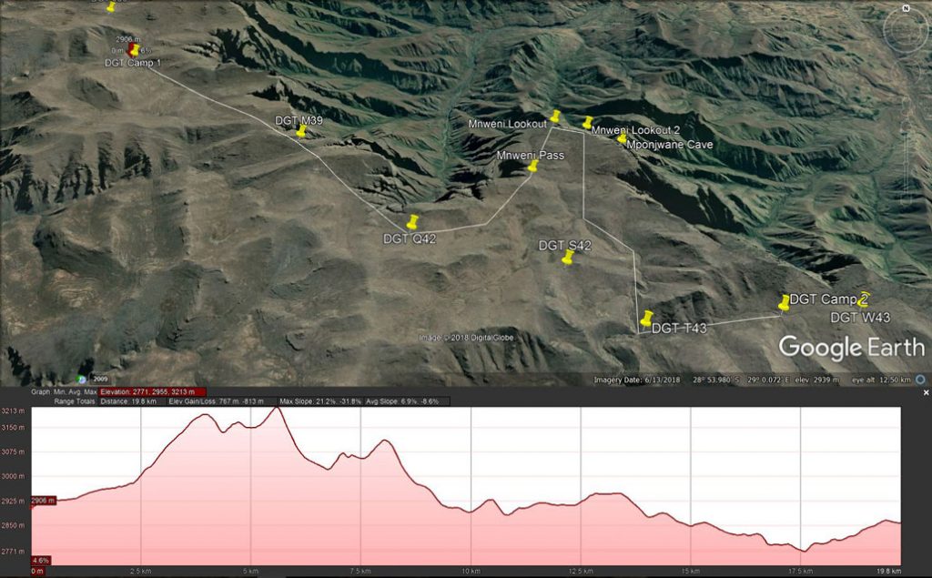 drakensberg-grand-traverse-day2-route