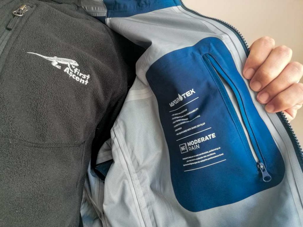 Review: First Ascent Vapourstretch Rain Jacket - Hiking South Africa